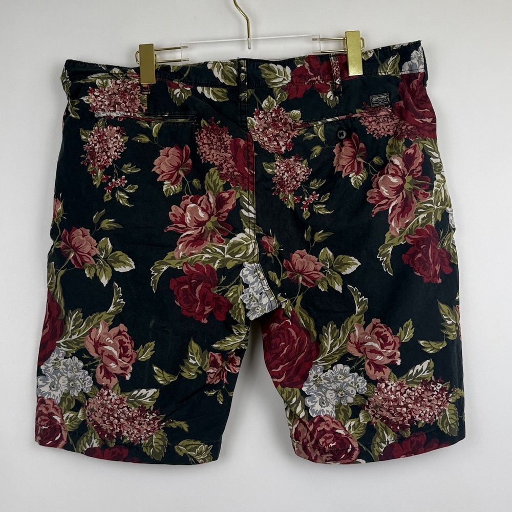 Denim & Supply Ralph Lauren Vintage Floral All Over Print Chino Shorts Size 38 - Picture 3 of 8